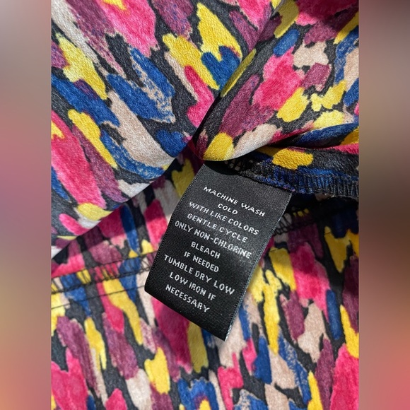 NEW Size PXL Petite Investments 3/4 Sleeve Popover Blouse Polyester Red $59 - Picture 5 of 10